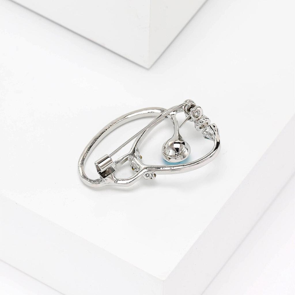 Blucome Новинка 2023 года, броши-стетоскопы для женщин, унисекс, 2 цвета, больница, доктор, медсестра, офис, повседневная брошь, булавки, подарки