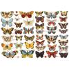 Die Cut Vintage - Butterflies - 2 Sheets