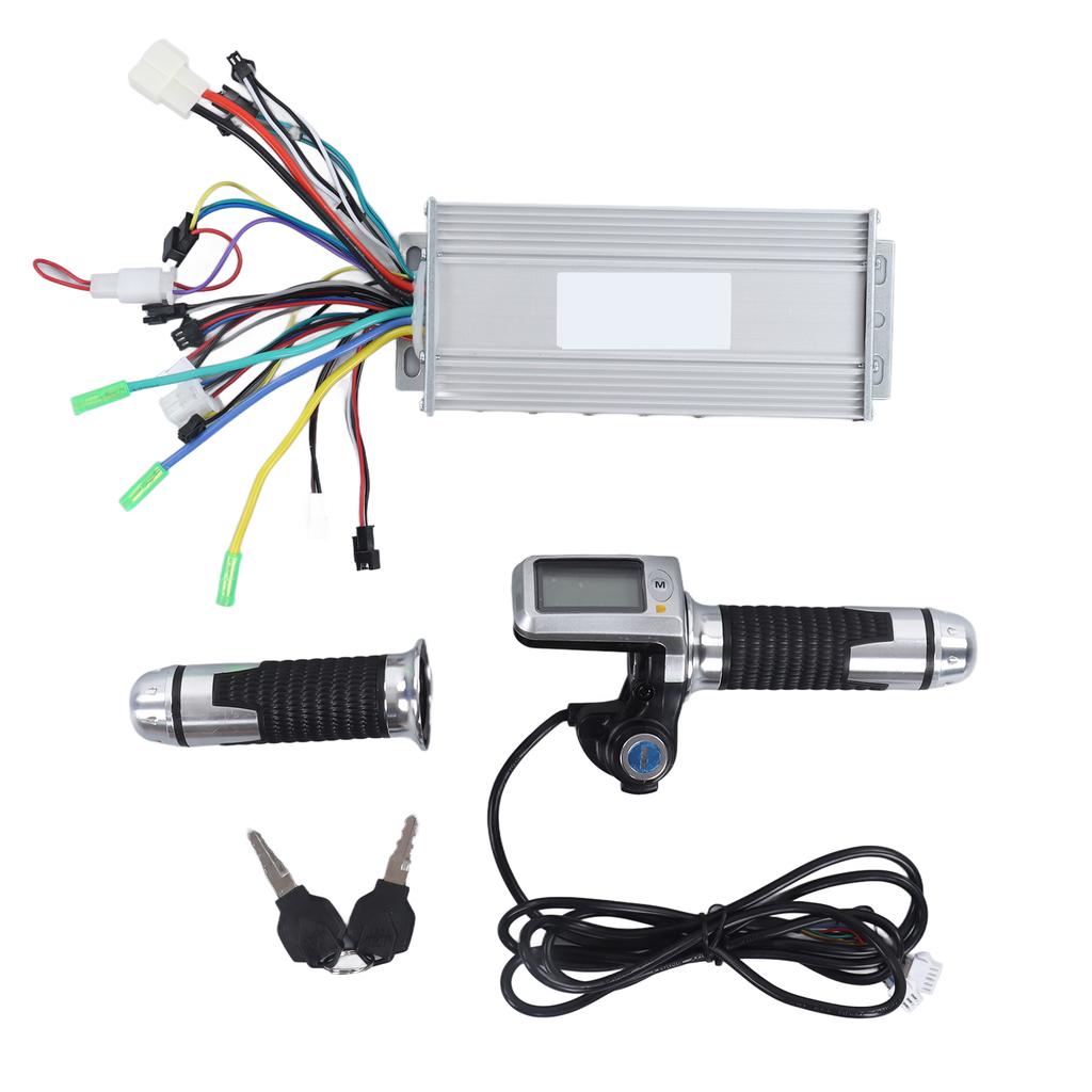 Контроллер для электровелосипеда 3648 В 1000 Вт с ручкой управления дроссельной заслонкой и ЖК-дисплеем