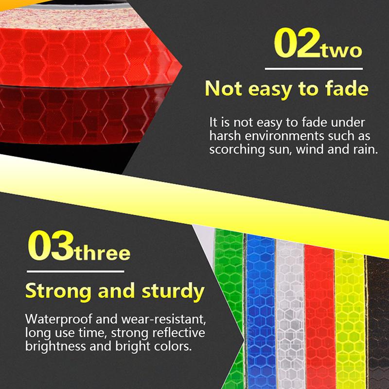 1 см x 8 м наклейки для велосипеда светоотражающая лента флуоресцентные полосы для горного велосипеда велосипедные ленты для велосипедного шлема мотоцикла скутера