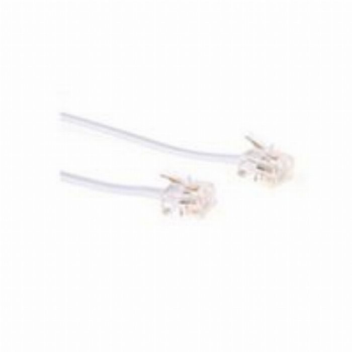 Câble adaptateur réseau - Microconnect - MPK181W - RJ-11 (M) - 1 m - Blanc