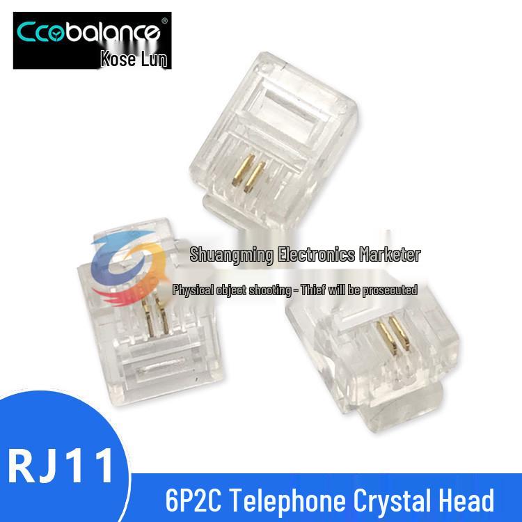 Телефонный штекер RJ12/RJ11 Crystal Head - 6P2C/6P4C/6P6C и 4P4C