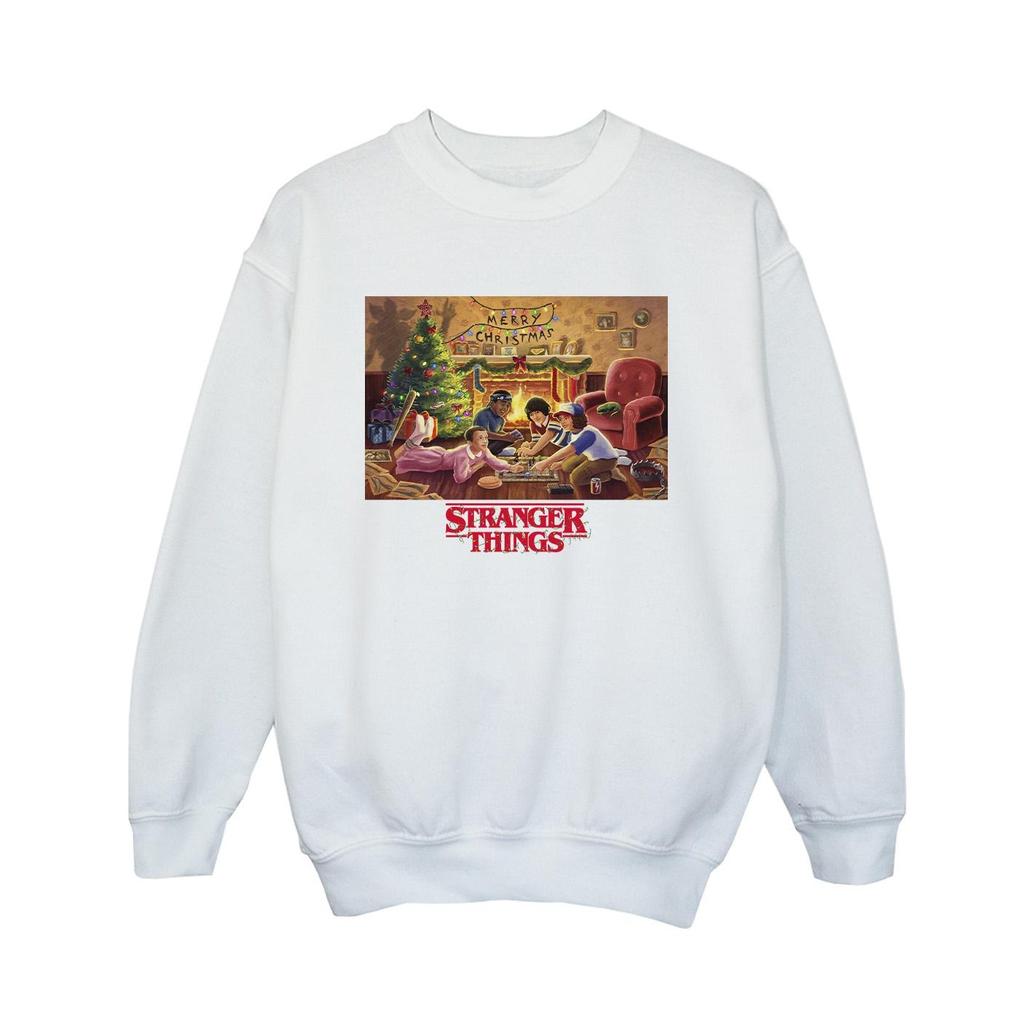 Netflix Boys Stranger Things Christmas Gathering Sweatshirt