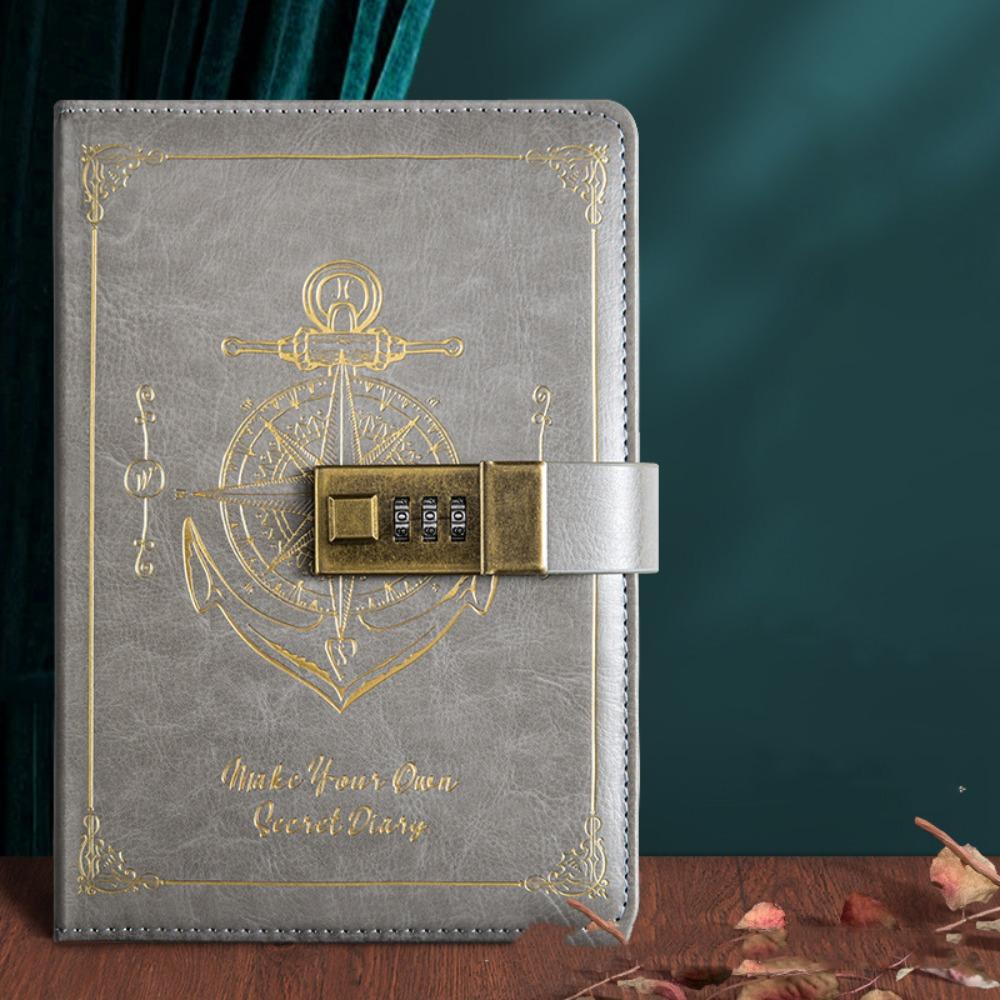 Канцелярский блокнот с паролем Защита секретов Дневник путешественника Блокнот А5 с замком Студент