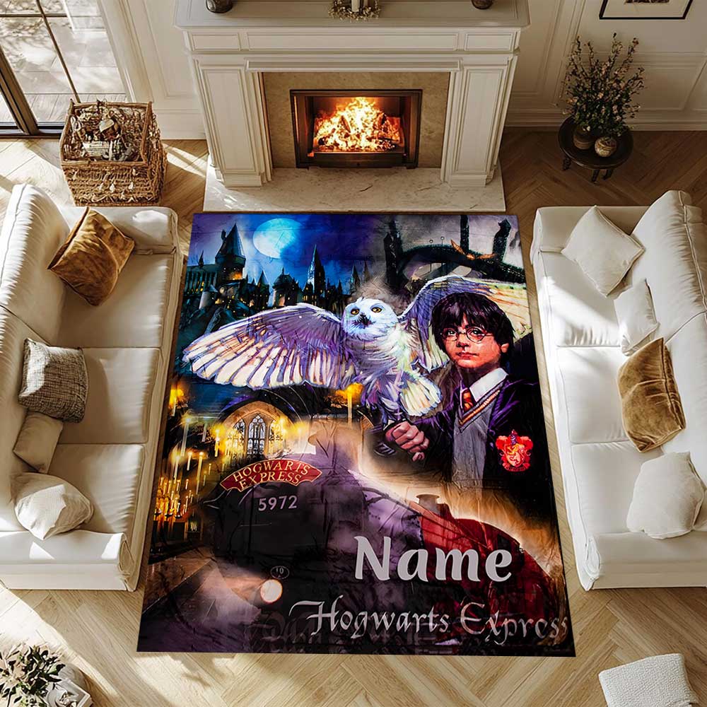 Warner Bros. Works (8) Customize your name rug, office chair cushion, home bedroom living room gift.