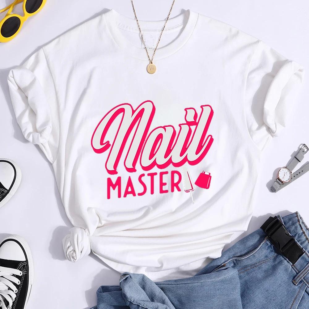 Nail Master Graphic T Shirts Technician Beauty Nail Tech Artist T Shirt Unisex Funny T Shirts Graphic Tshirt Unisexicure Shop Tops