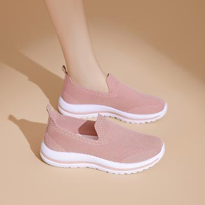 Новая удобная и дышащая женская спортивная обувь, мягкая подошва, легкая повседневная женская обувь, обувь из сетки с плетением, детская