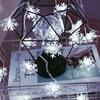 Decorative Lamp Snowflake Shape Multi-purpose 3 Colors Good LED Decorative String Lamp for Living Room