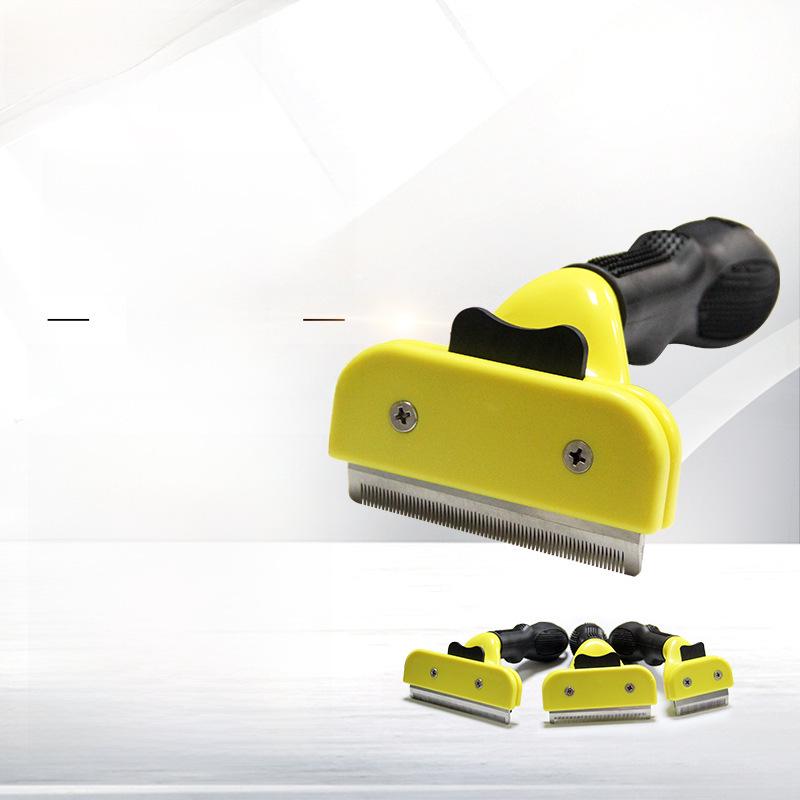 Pet Hair Removal Comb for Dogs & Cats: Multipurpose Pet Grooming Tool