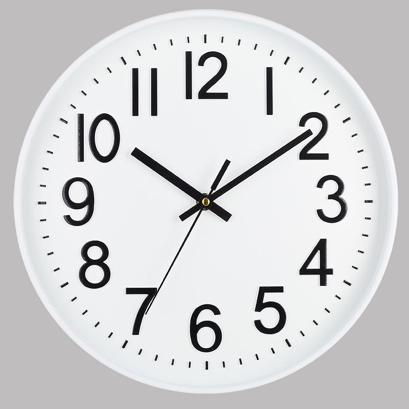 Бесшумные настенные часы 30 см (12 дюймов), креативные и модные, трехмерные цифровые минималистичные часы для дома, гостиной