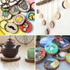 Hand-Painted Pine Wood Slices for DIY Crafts and Decoration