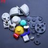 JCD Full Set Button For GameCube NGC Gamepad Power ON OFF Key A B X Y L R D Pads Mod Kit Silicone Pads Rubber Conductive Button