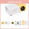 Компактный светодиодный мини-проектор Yg300 для дома и офиса с разрешением 1080p HD и поддержкой 3D