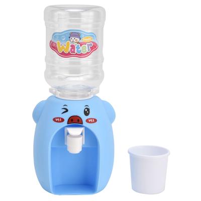 Мини-игрушка-диспенсер для питьевой воды, игрушечный диспенсер для воды, кухонная игрушка для детей, синяя свинья