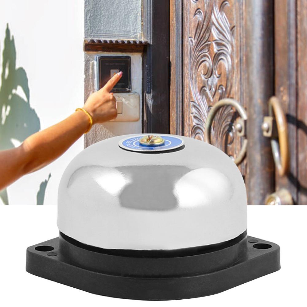 Сигнал времени 2-дюймовый электрический звонок Внутренний ударный тип Нержавеющая сталь Пожарный сигнал Глушитель 220В 5Вт Без искр Электрический звонок Дом