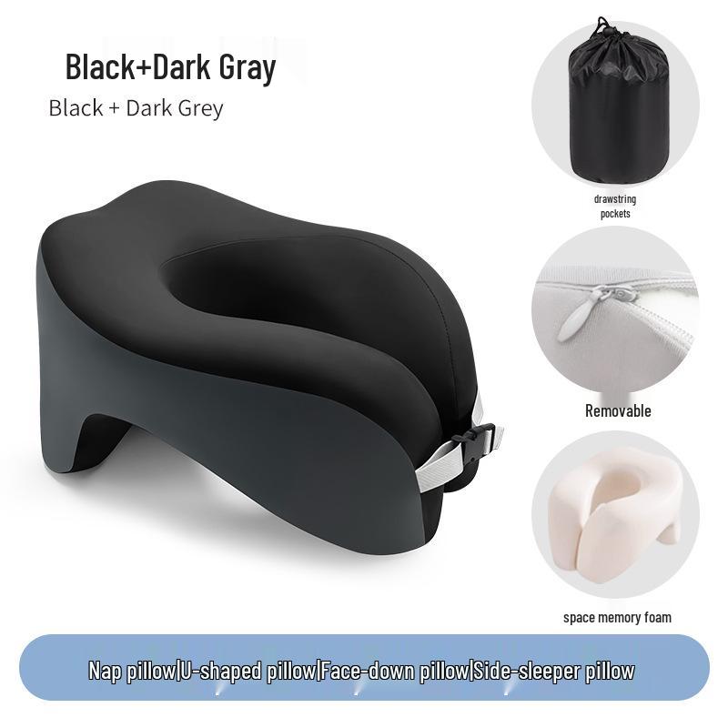 U-образная дорожная подушка из пены с эффектом памяти для поддержки шеи