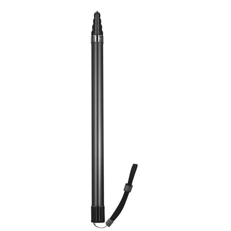 Lightweighted Carbon Fiber Extendable Selfie Stick For Action Cameras 45cm To 290cm Concealable Design