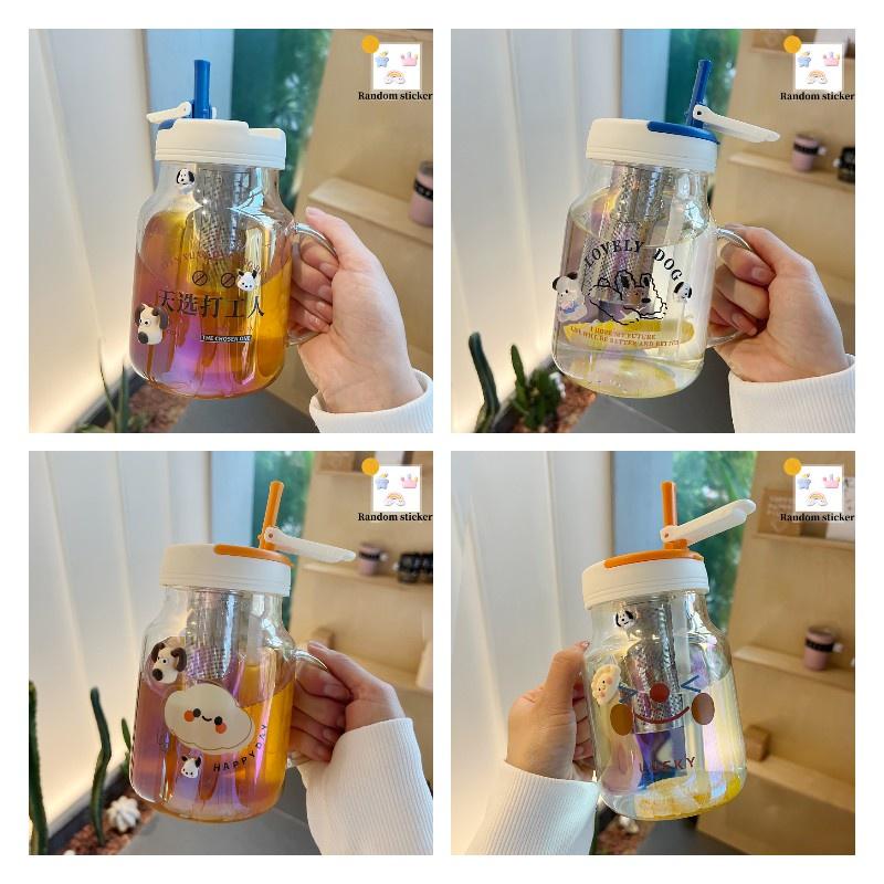 Versatile Glass Mug For All Occasions High Temperature Resistance Sealed Lid Suitable For Gifting