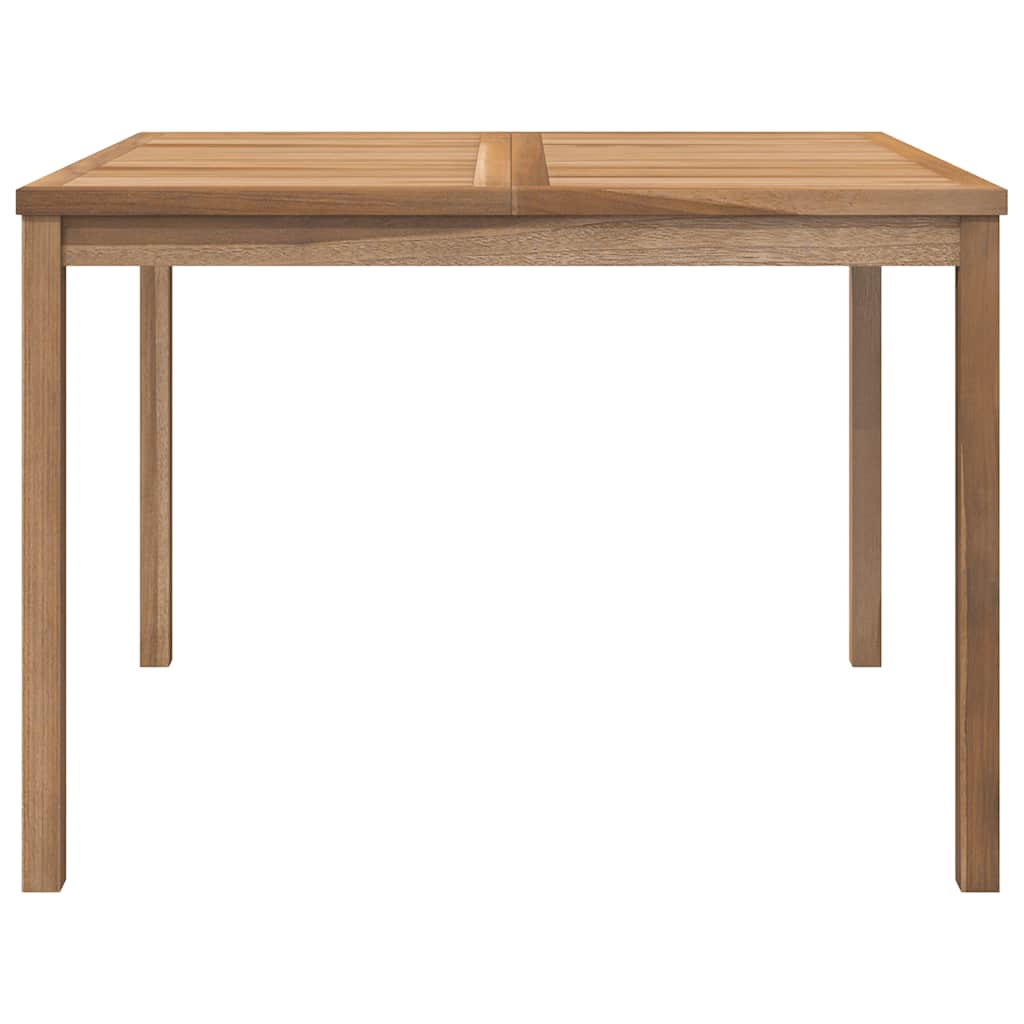 Garden Dining Table 110 x 110 x 77 cm Solid Teak Wood
