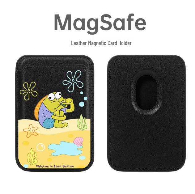 Чехол-кошелек с держателем для карт из кожи MagSafe для телефонов Apple
