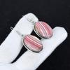 Natural Rhodochrosite Gemstone Antique Earrings 925 Sterling Silver Earring, Boho Silver Jewelry Dangle Earrings, Gifts For Women Gifts For Her