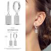 2024 New Earring for Women 925 Silver Sparkling Star Butterfly Heart Tassels Feather Hoop Earrings Engagement Wedding Jewelry