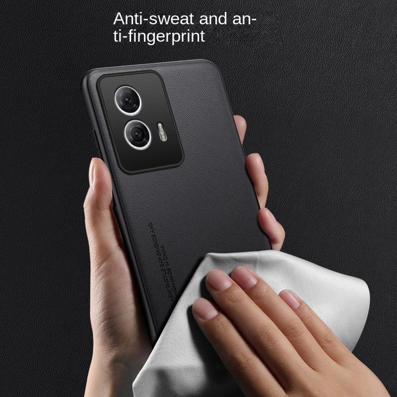 Чехол для Motorola Edge 50 Fusion, мягкая текстура веганской кожи, тонкий защитный задний чехол-крышка для корпуса телефона Motorola Edge 50fusion