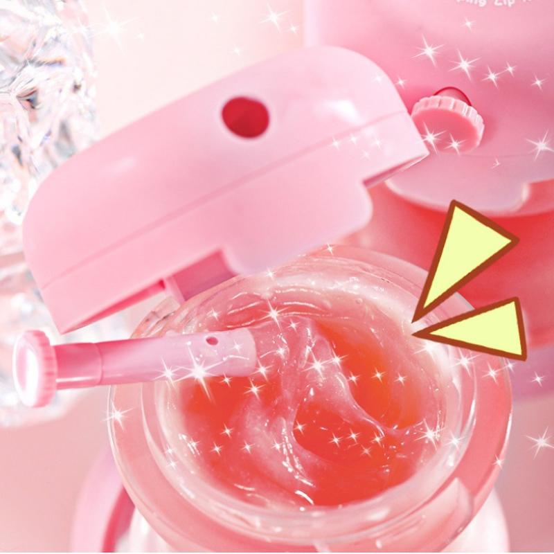 Peach Honey Jelly Sleeping Lip Mask Repair Fade Lip Lines Hydration Dead Skin Exfoliation Lip Balm