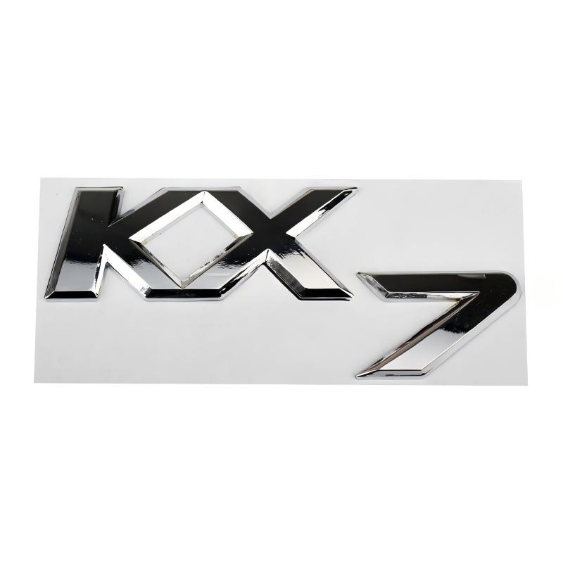 AAND1 Suitable for Kia K2 K3 K43 K5 KX7 logo, rear logo, car sticker, metal black modification