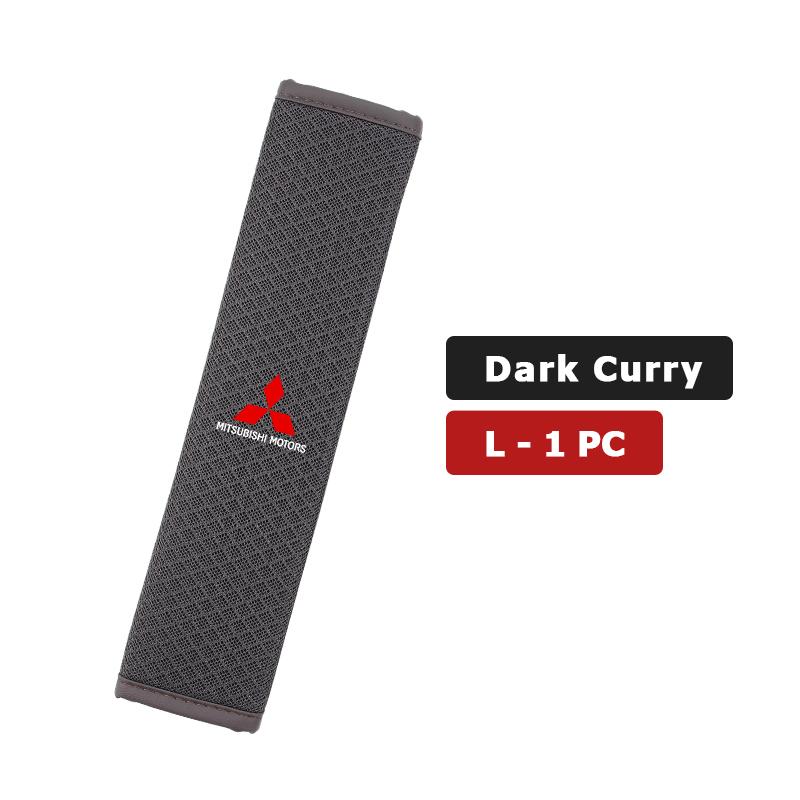 cxdjmy1 For Mitsubishi 1/2PCS Car Seat Belt Cover Adjustable Ice Silk Safety Protection Shoulder Pad Outlander Lancer Cross Colt Xpander