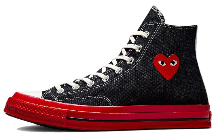 Кеды Chuck 70 Comme des Garçons Play x Chuck 70 Converse High 'Черный Красный' A01793C