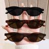 3pcs European and American Retro Oval Small Frame Women's Fashionable Sunglasses Personalized Trendy Glasses