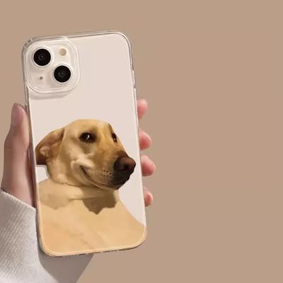 Милый чехол для телефона с парой кот и собака для iPhone 17 16 15 14 13 12 11 16Pro Max Ударопрочный прозрачный корпус Fundas