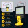90 Вт 8800 лм Прожектор M18/20 В Беспроводной с USB-C и Защитой от низкого напряжения, Кнопка Энергосбережения