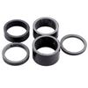 1pcs/5pcs Front fork Bicycle Headset 1-1/8" Carbon Fiber Spacer Spacing Pad Headset ring Washer