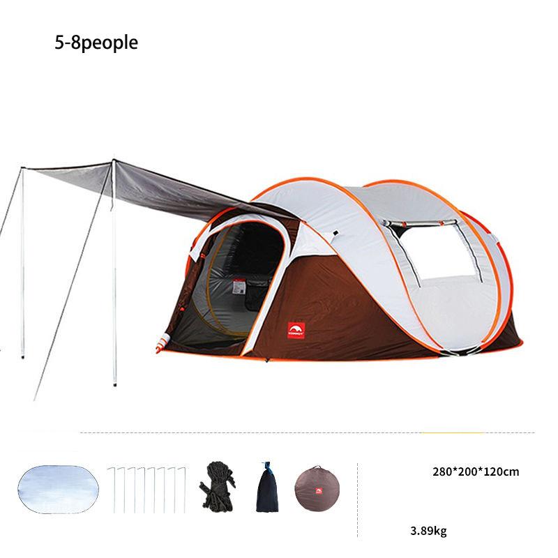Откройте палатку за одну секунду, автоматическая на открытом воздухе, толстая непромокаемая солнцезащитная палатка без постройки, палатка для кемпинга, кемпинга