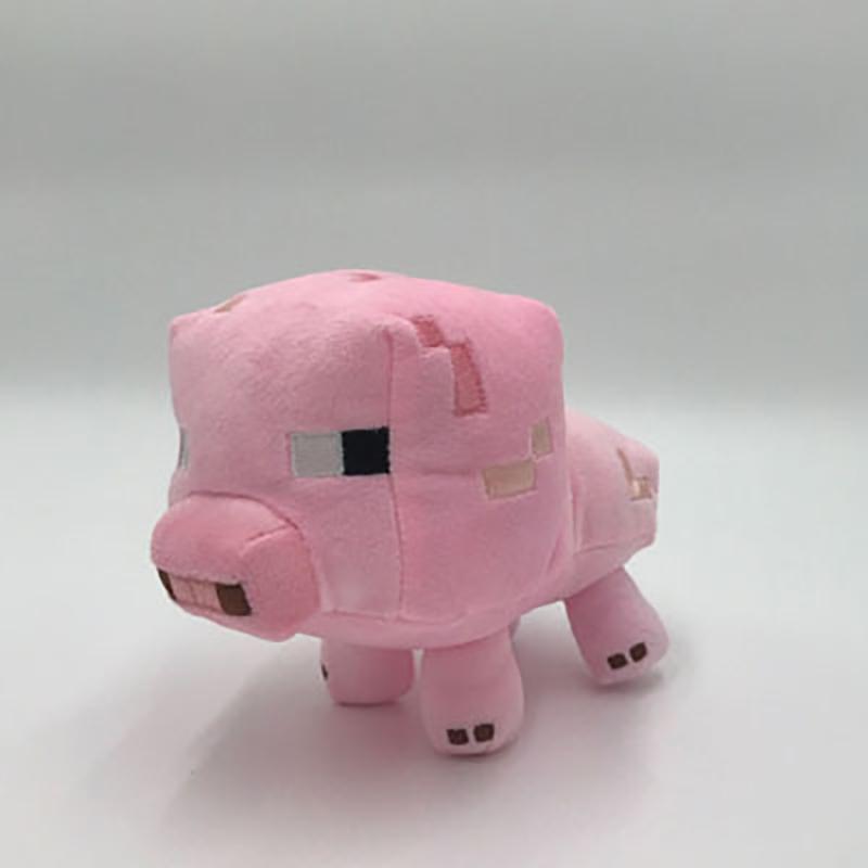 Игра MC Baby Pig Мягкие игрушки Волк Оцелот Baby Pig Эндермен Мягкие плюшевые животные Игрушка Кукла для детей Подарки для детей