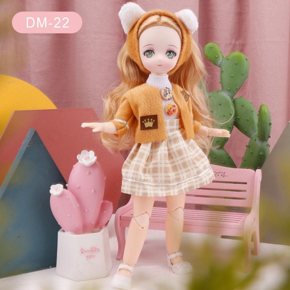 Наряди 30 см Аниме Bjd Куклу с Одеждой 30 см Шарнирные Игрушки 1/6 Куклы Bjd Детская Игрушка