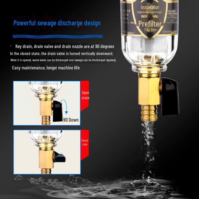 Высокоэффективный латунный элемент фильтра обратной промывки для бытового крана