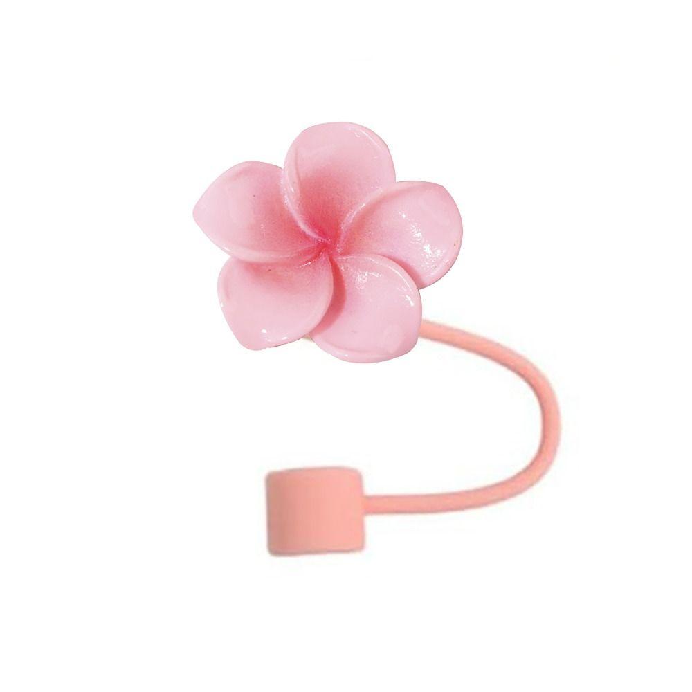 Компактные 10-миллиметровые крышки для соломинок Frangipani, хорошо герметизирующие крышки для соломинок, защитные крышки для соломинок, пылезащитные крышки для праздничных принадлежностей