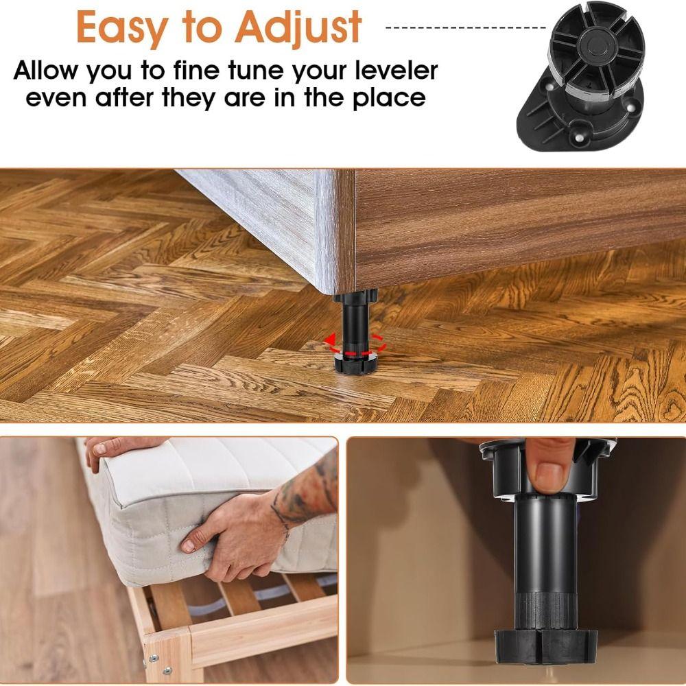 Sturdy Furniture Leveler Legs Universal Table Leg Simple Cabinet Levelers Wardrobes