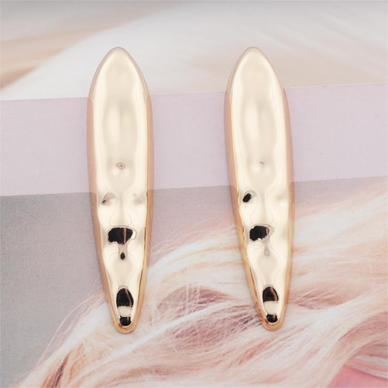 Необычные серьги-гвоздики золотистого цвета с текстурой молотка для женщин и девушек, в корейском стиле, с эстетикой любви, минималистичные украшения для повседневной жизни