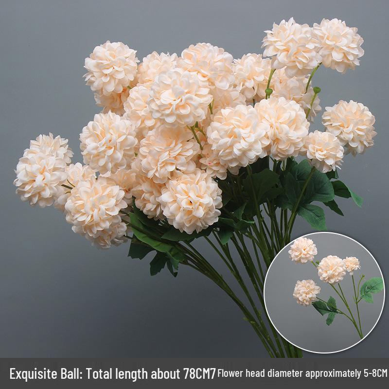 Свадебный декор из шелковых цветов шампанского - Искусственные элементы цветочного оформления потолка и прохода