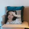 GGracie Abrams The Secret of Us Pillow Case Short Plush Sofa Decorative Gift Home Doublesided Printing Cushio