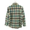 Woolrich 70-е Винтаж Белая бирка Клетка Длинный рукав Фланелевая рубашка Мужская Б/У