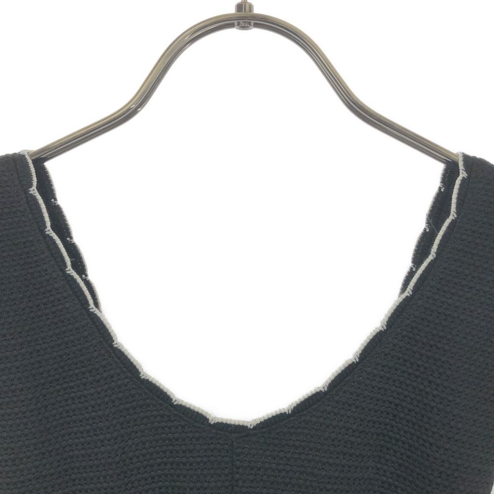 MIUMIU made in Italy No sleeve knit one piece XS black Women Used