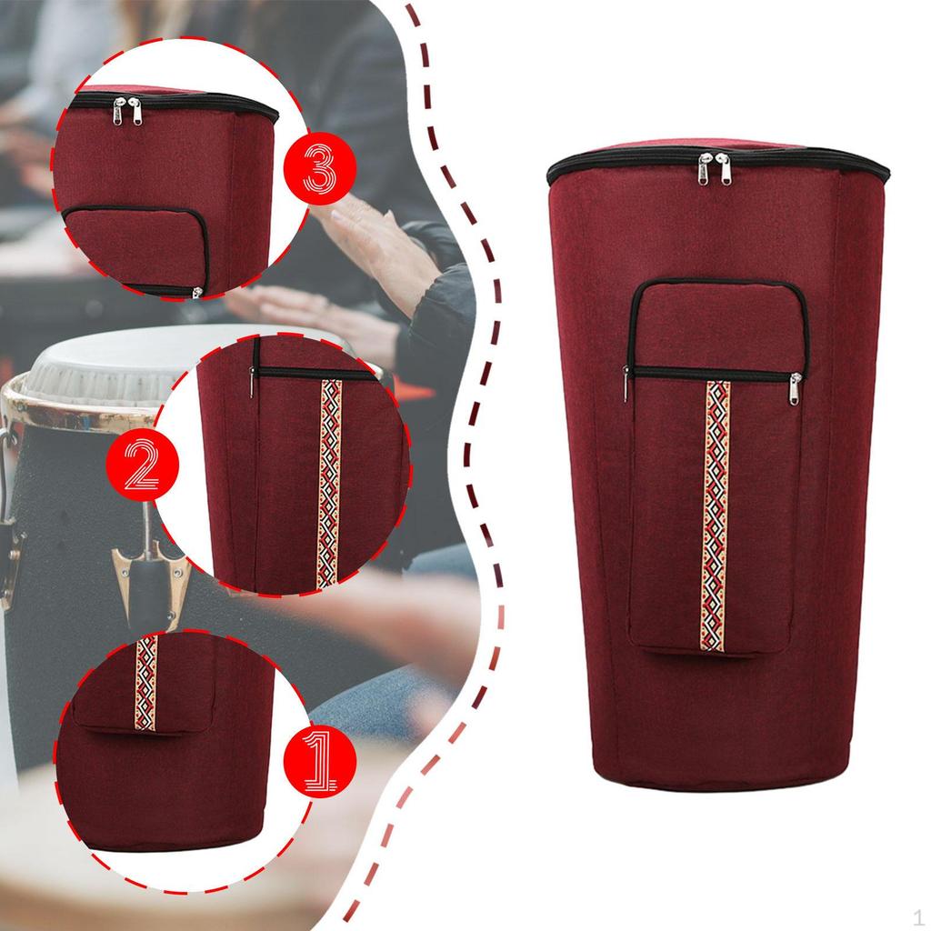 Сумка Африканский Барабан Защита от Столкновений Пылезащита Аксессуар для Музыкального Инструмента