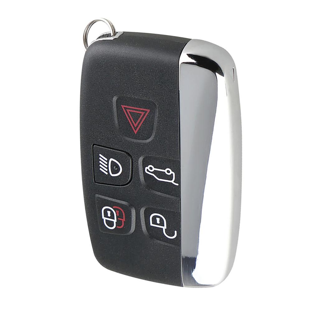 5 Button Black Smart Car Remote Key Fob Case Cover Shell Fit for Jaguar for Land Rover