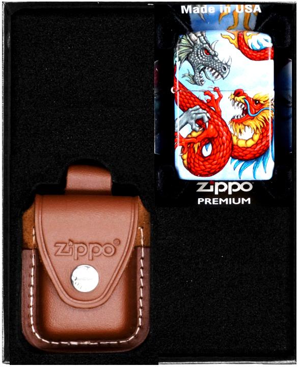 Zestaw Zippo Zapalniczka Dragon Design 3 Prezentowy No2