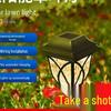 Водонепроницаемые солнечные уличные садовые фонари для украшения двора